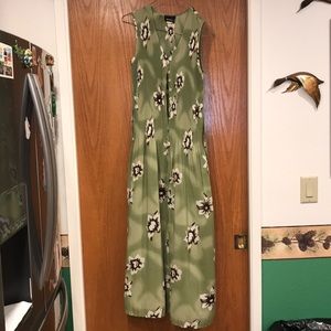 Button down tank top dress